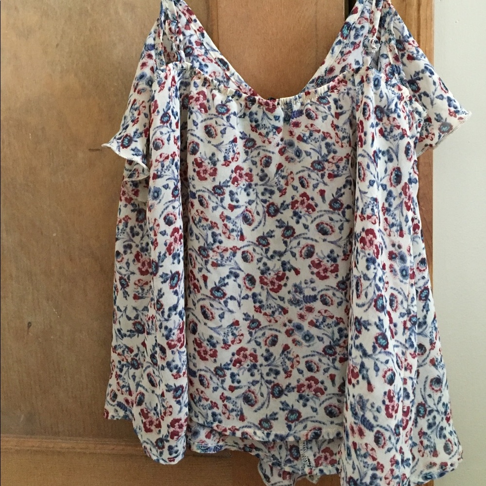 Flower Ruffle Tank Top - Picture 3 of 3